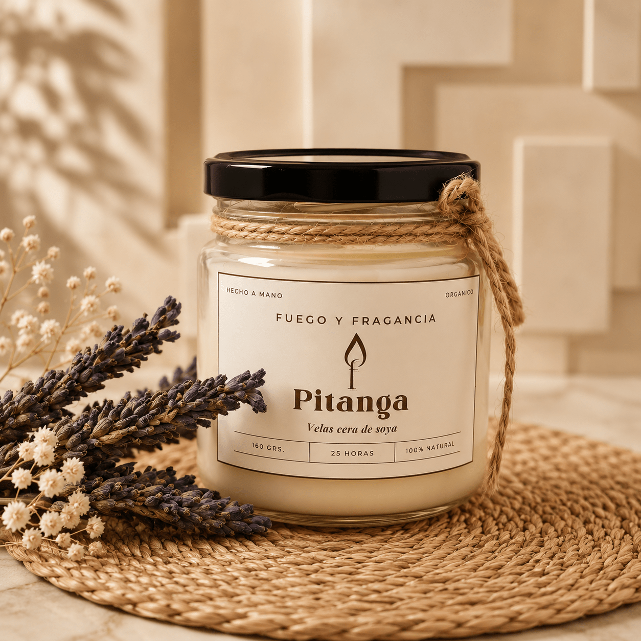Velas Aromáticas Fuego y Fragancia